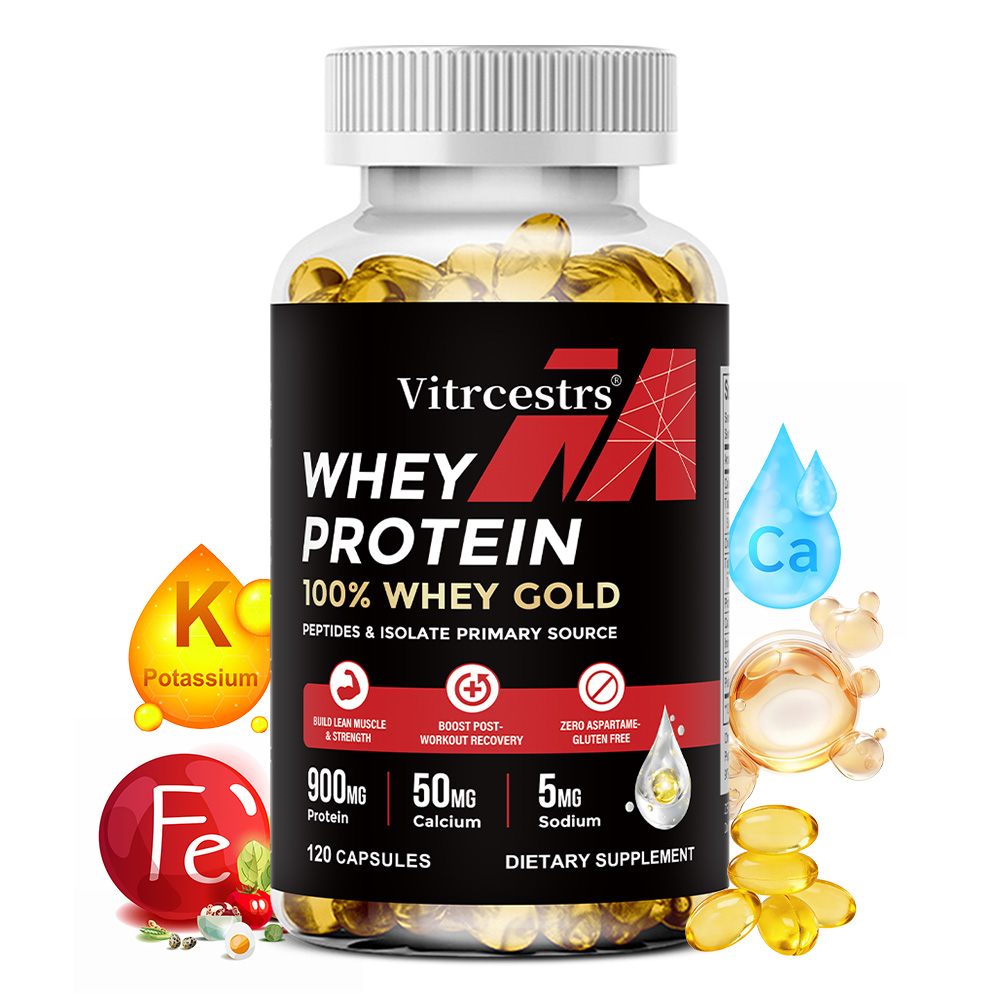 Whey Protein Isolate - Whey Protein Concentrate Capsules - 900mg
