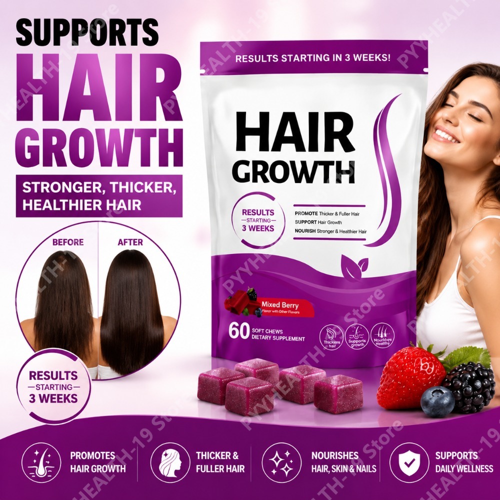 Biotin Hair Growth - Hair Growth Soft Chews with Biotin,
