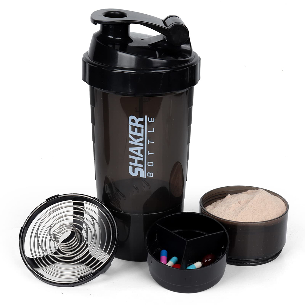 Whey Protein Isolate - 3 lớp Shaker protein Chai Bột