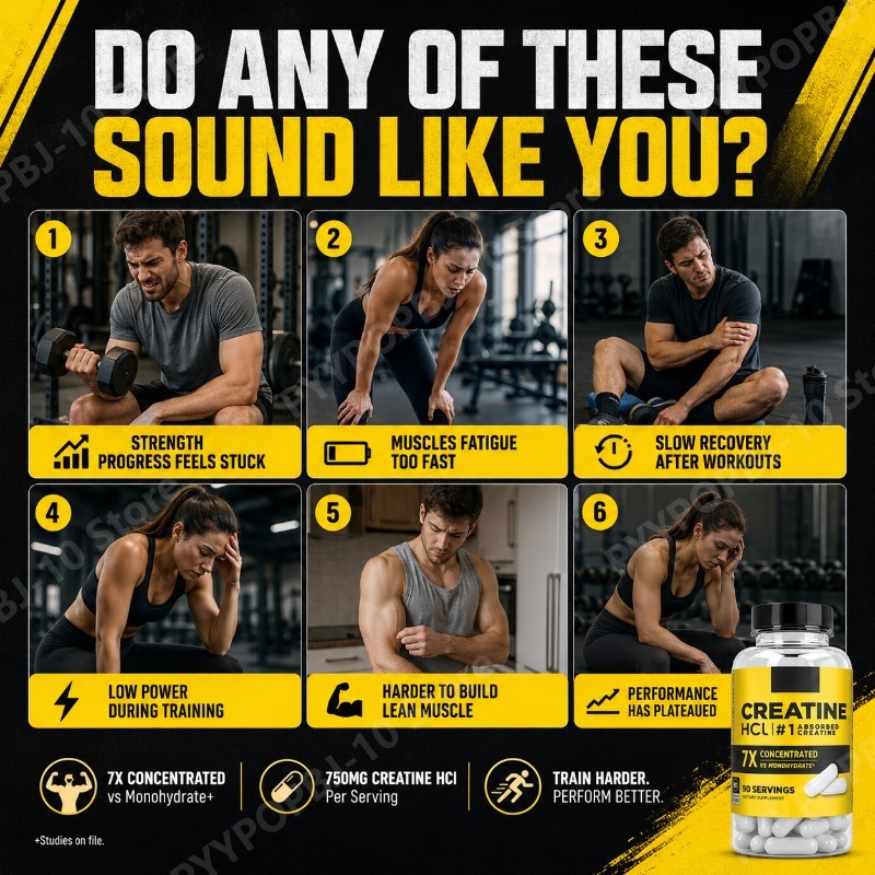 Creatine HCl 750mg 90 Capsules - đánh giá và giá Nutrition Fitness Supplements