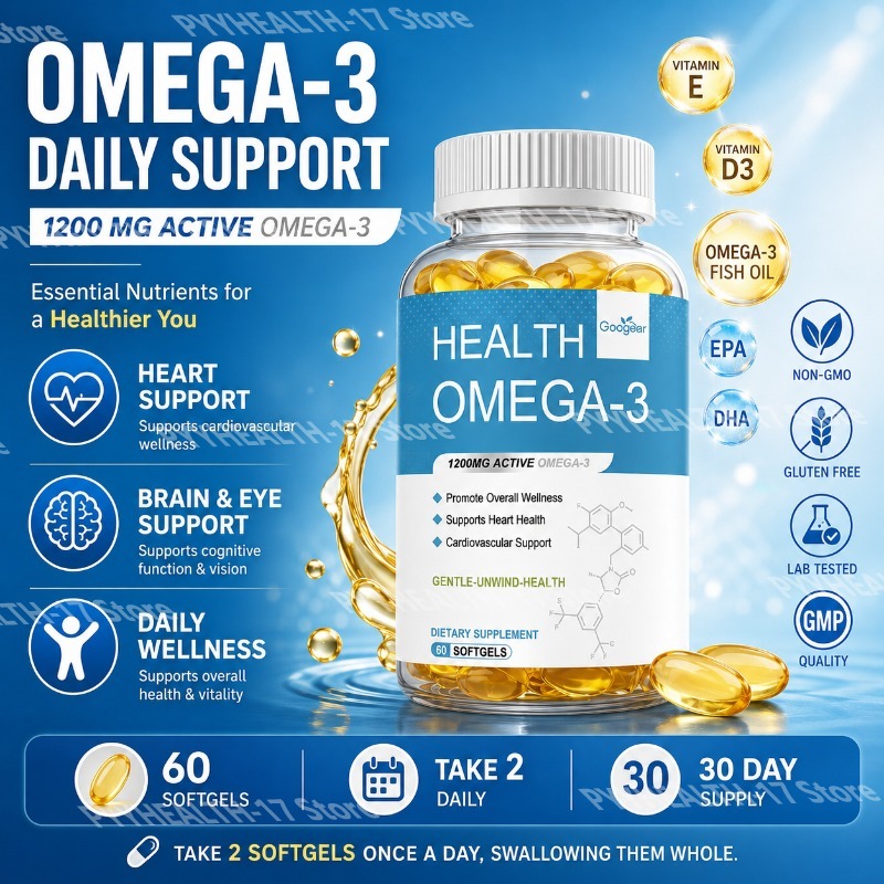 Omega-3 Softgels with 1200 Mg  - đánh giá và giá Omega 3 Fish Oil