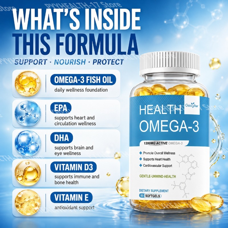 Omega-3 Softgels with 1200 Mg  - đánh giá và giá Omega 3 Fish Oil