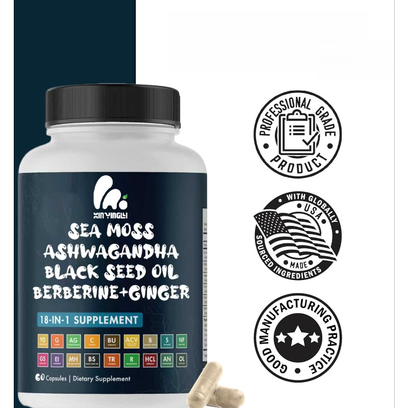 Seaweed, black seed oil, ginge - đánh giá và giá Black Seed Oil Capsule