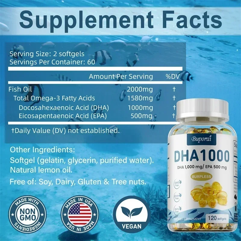 Omega 3 Fish Oil DHA Supplemen - đánh giá và giá Omega 3 Fish Oil
