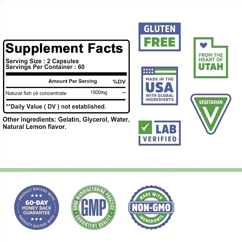 Omega-3 Fish Oil Supplement -  - đánh giá và giá Omega 3 Fish Oil