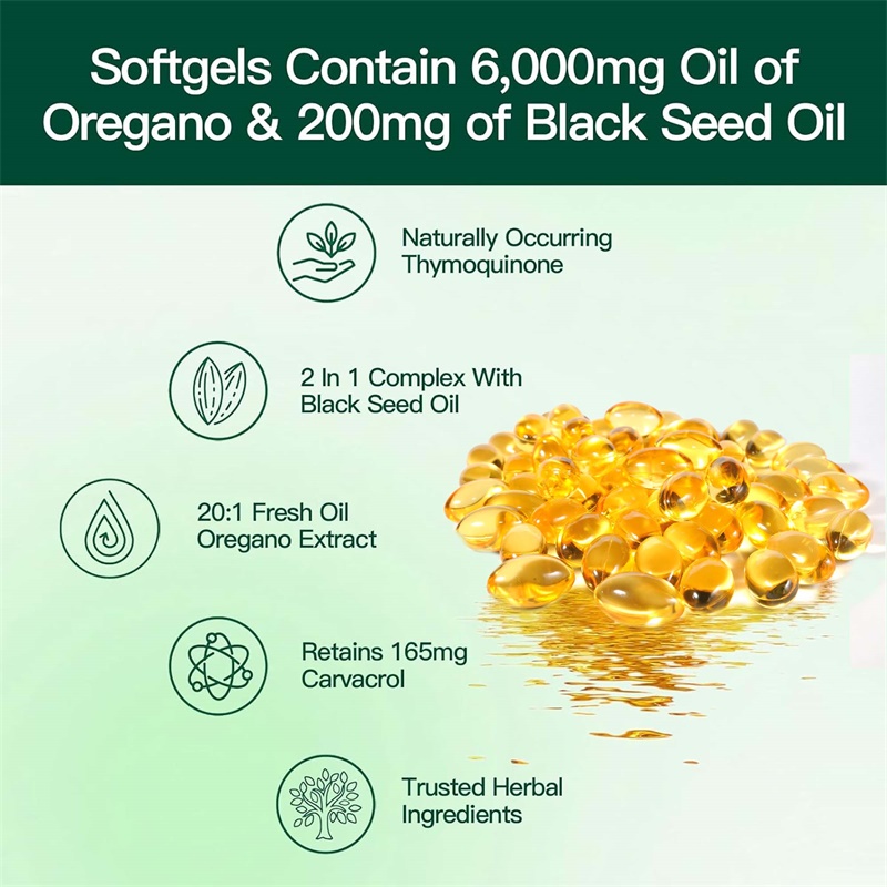 Oregano Oil Capsules - with Bl - đánh giá và giá Black Seed Oil Capsule