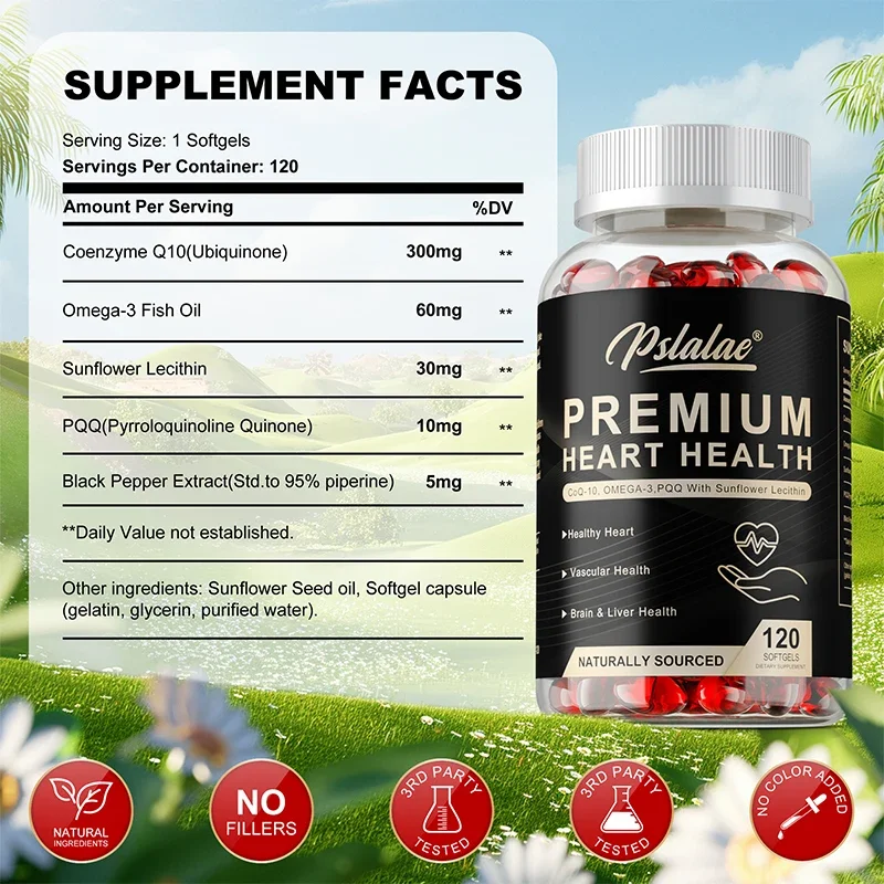 Premium Heart Health - Support - đánh giá và giá Omega 3 Fish Oil
