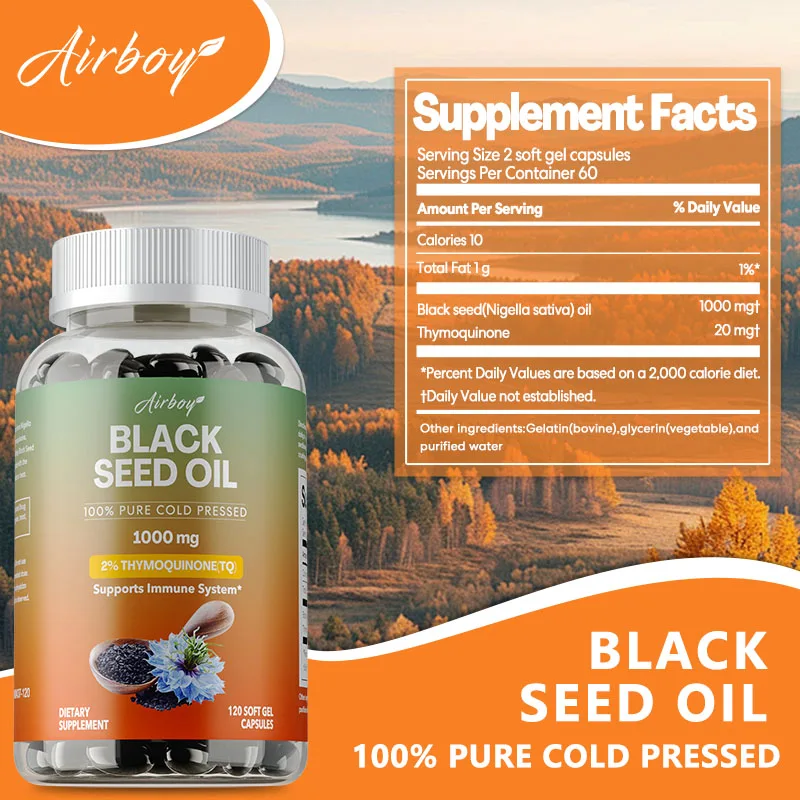 Black Seed Oil Capsules - Bene - đánh giá và giá Black Seed Oil Capsule
