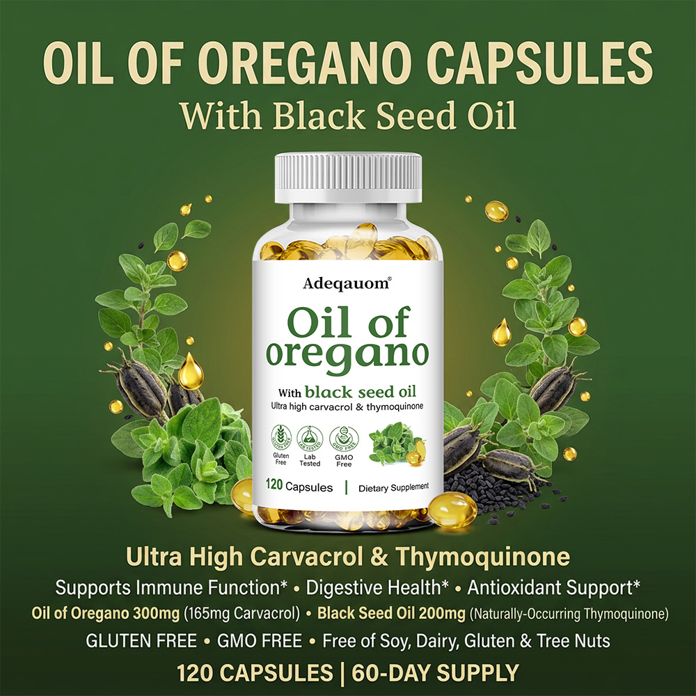 Oil of Oregano with Black Seed - đánh giá và giá Black Seed Oil Capsule