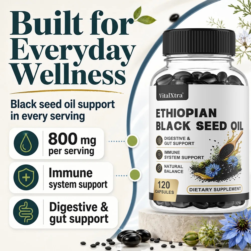 Ethiopian Black Seed Oil Softg - đánh giá và giá Black Seed Oil Capsule