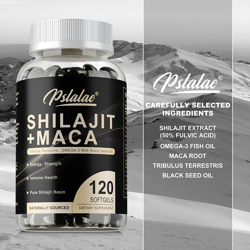 Shilajit + Maca - Boosts Energ - đánh giá và giá Black Seed Oil Capsule