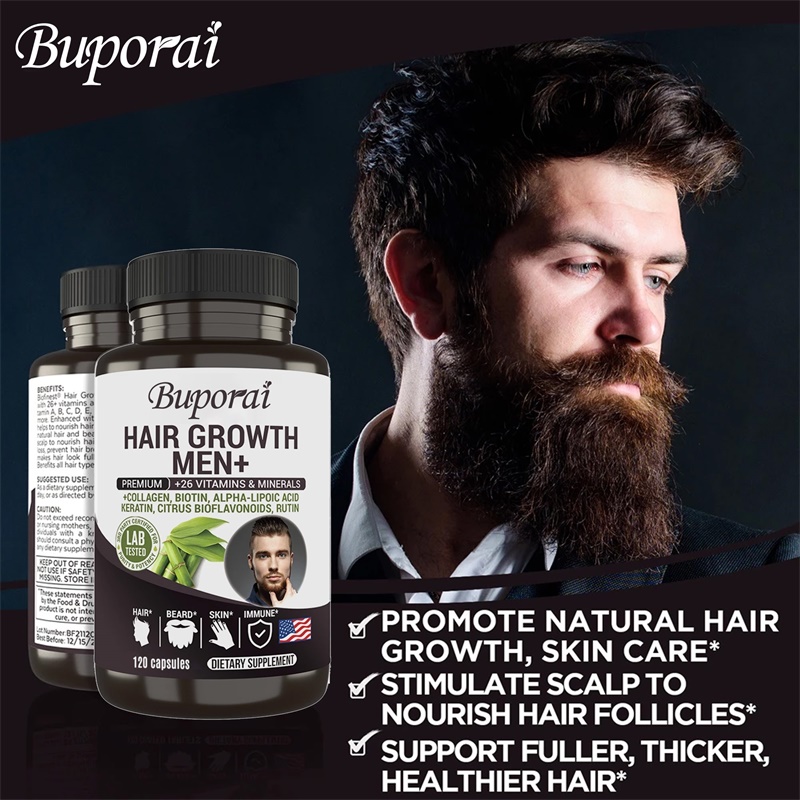 Hair Growth Men Supplement - B - đánh giá và giá Biotin Hair Growth