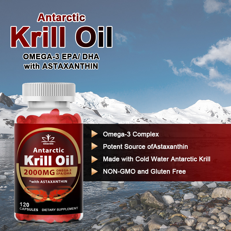 2000Mg Krill Oil Phospholipid  - đánh giá và giá Omega 3 Fish Oil