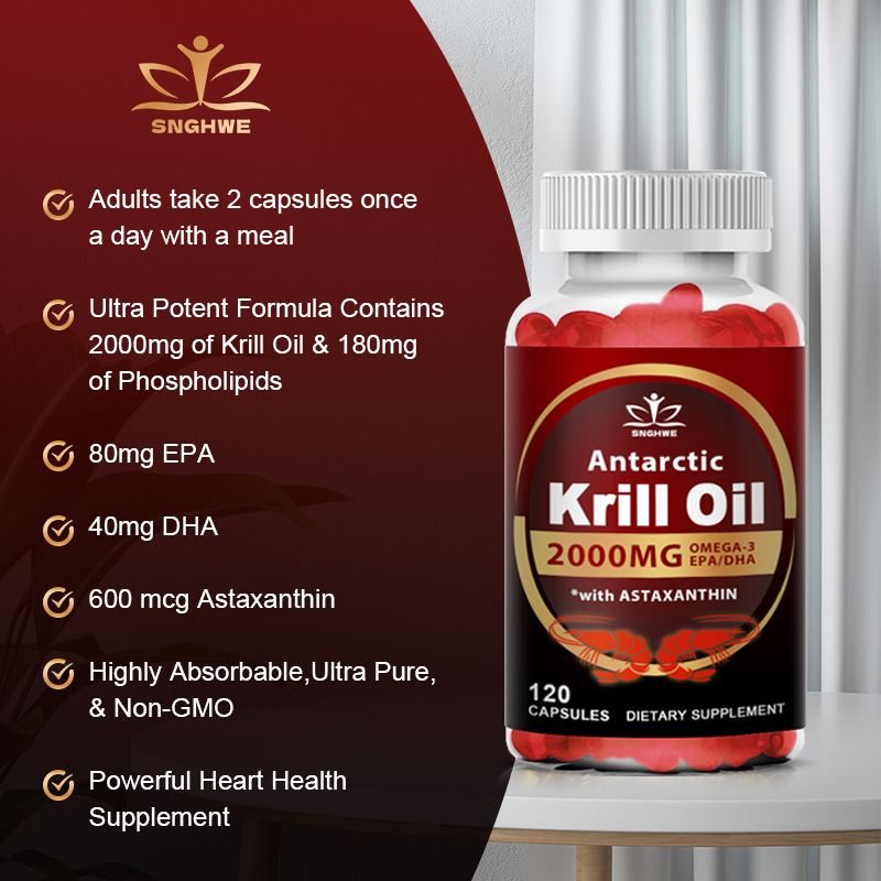 2000Mg Krill Oil Phospholipid  - đánh giá và giá Omega 3 Fish Oil