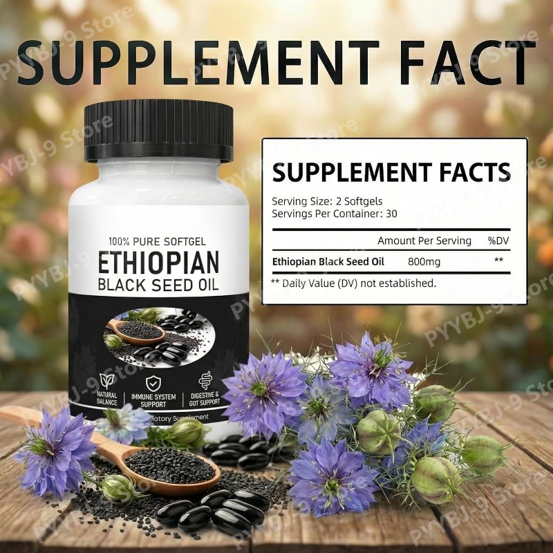 Ethiopian Black Seed Oil Softg - đánh giá và giá Black Seed Oil Capsule
