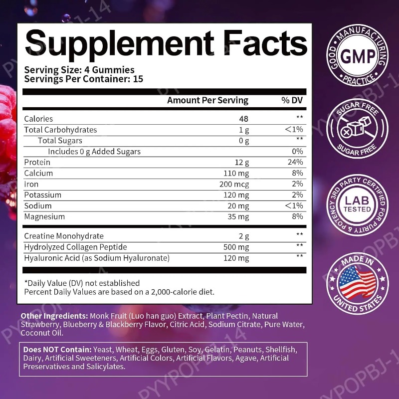 Protein Gummies with Whey Crea - đánh giá và giá Nutrition Fitness Supplements