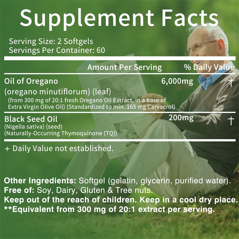 Oil of Oregano - Contains Blac - đánh giá và giá Black Seed Oil Capsule