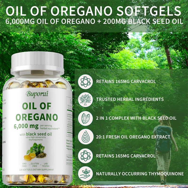 Oil of Oregano - Contains Blac - đánh giá và giá Black Seed Oil Capsule