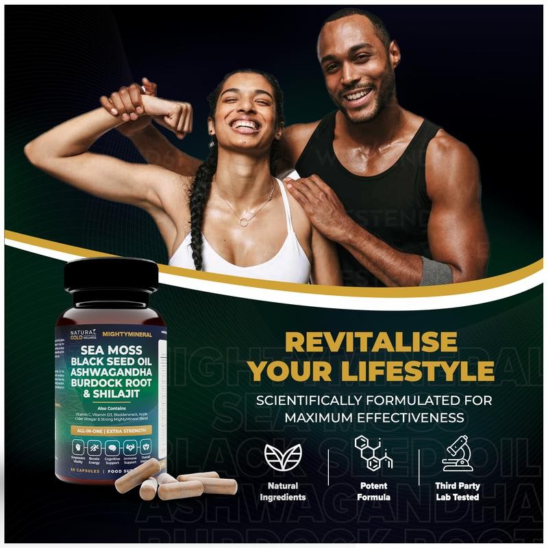 Black Seed Oil, Shilajit, Sea  - đánh giá và giá Black Seed Oil Capsule