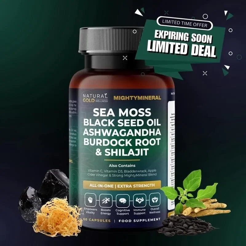 Black Seed Oil, Shilajit, Sea  - đánh giá và giá Black Seed Oil Capsule